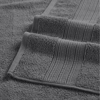 6-Piece Towel Set Cotton, Quick Dry, Ultra Absorbent Includes 2 Bath, 2 Hand, 2 Washcloths