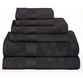 Premium Staple Cotton Bathroom Towel Set - 600 GSM 6 pc Luxury Bath Towel Set ,High Absorben