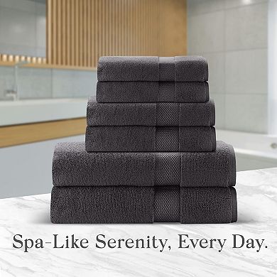 Premium Staple Cotton Bathroom Towel Set - 600 GSM 6-Piece Luxury Bath Towel Set ,High Absorben
