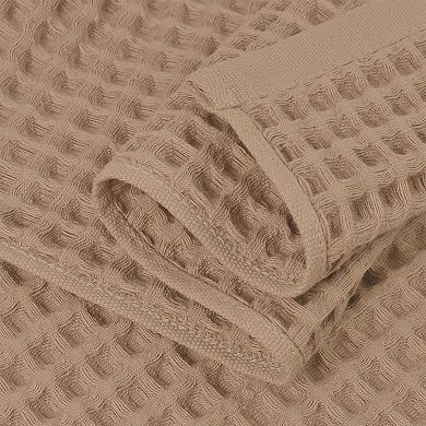 Waffle Bath Towels 2-Piece - Cotton, Soft, Lightweight, Large Bath Towel for Bathroom, Shower, Spa