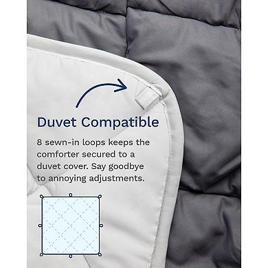 Twin/Twin XL Microfiber All Seasons Down Alternative Quilted Comforter - Cooling Breathable