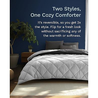 Twin/Twin XL Microfiber All Seasons Down Alternative Quilted Comforter - Cooling Breathable
