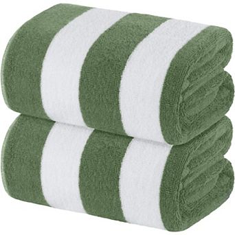 Beach Towels Oversized Stripe Cotton Bath Towel Large - Luxury Plush Thick Hotel Swim Pool Towels