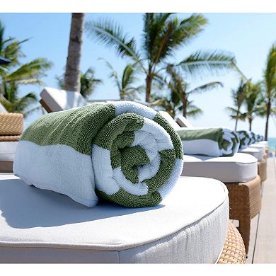 Beach Towels Oversized Stripe Cotton Bath Towel Large - Luxury Plush Thick Hotel Swim Pool Towels