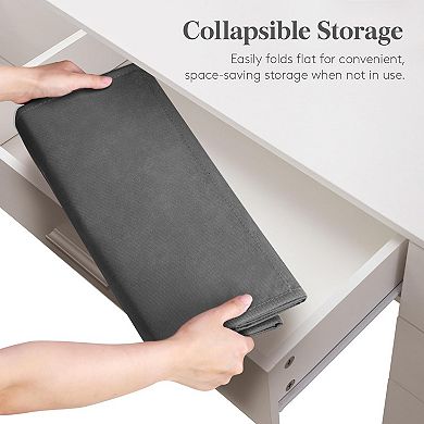 1 Pack Over the Door Organizer,5 Section Clear Window Hanging Storage with 4 Side Pockets,for Closet