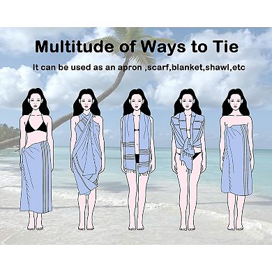 Turkish Beach Towel Oversized - Quick Dry Sand Free Thin Beach Towels for Adults,Extra Large Cotton