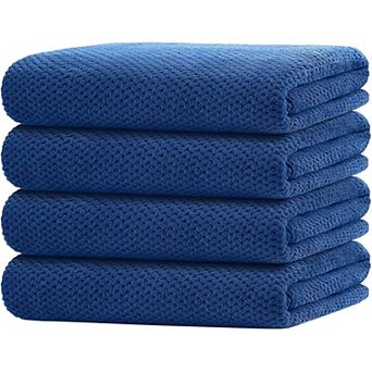 Bath Towel Set Pack of 4, Large Microfiber Bath Towels, Soft, Absorbent, and Quick Dry Towels