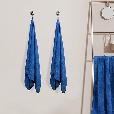 Bath Towel Set Pack of 4, Large Microfiber Bath Towels, Soft, Absorbent, and Quick Dry Towels
