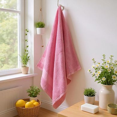 Bath Towel Set 6 Piece, 2 Bath Towels 2 Hand Towels 2 Washcloths, Luxury Cotton ,Towel Sets