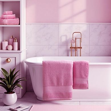 Bath Towel Set 6 Piece, 2 Bath Towels 2 Hand Towels 2 Washcloths, Luxury Cotton ,Towel Sets