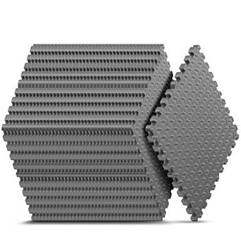32 Pack EVA Interlocking Foam Floor Tiles 24x24 Inch Exercise Mat for Home Gym Kids Play Area