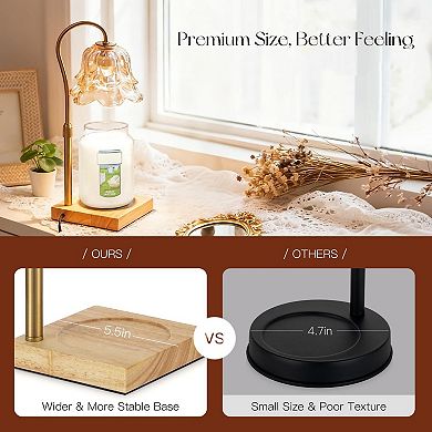 Candle Warmer Lamp With Timer Height Adjustable Wax Melt Home Decor Gifts For Women Mom