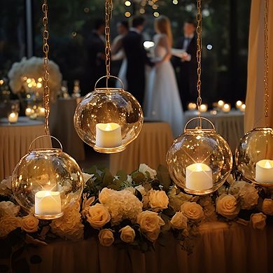 48 LED Tea Lights Battery Operated Flickering Warm White 200+ Hours Wedding Party Decor 1.5"x1.3"
