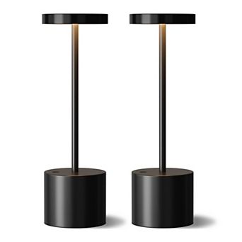 Cordless Lamp Set Rechargeable 3 Color Temperature LED Outdoor Wireless Dimmable Touch Control