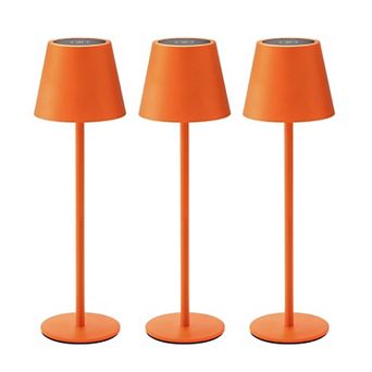 3 Pack Cordless Table Lamp Rechargeable Portable LED Touch Control Stepless Dimming 3 Color Temps