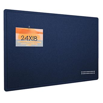 Bulletin Board 24x18 Felt Pin Vision Board Foldable Self-Adhesive Wall Photo Display with 20 Pushpin