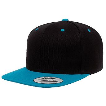 Yupoong Mens The Classic Premium Snapback 2-Tone Cap