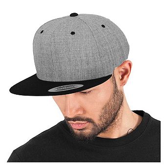 Yupoong Mens The Classic Premium Snapback 2-Tone Cap