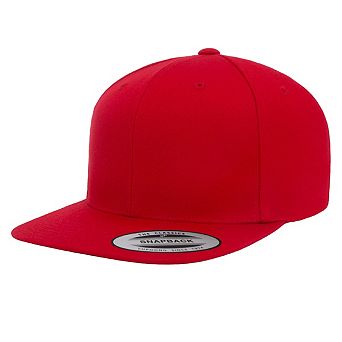 Yupoong Flexfit Unisex Plain Classic 5 Panel Snapback Cap