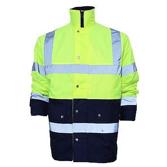 Yoko Unisex Hi-Vis 2 Band Two Tone Jacket