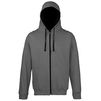 Awdis Mens Varsity Hooded Sweatshirt / Hoodie / Zoodie