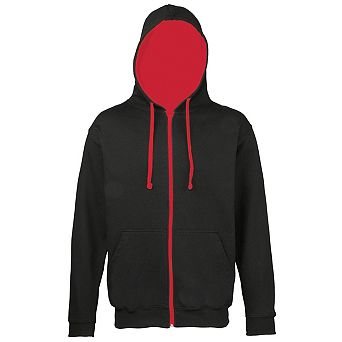 Awdis Mens Varsity Hooded Sweatshirt / Hoodie / Zoodie