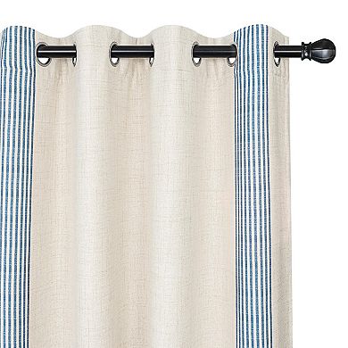 DriftAway Chris Linen Blackout Curtains with Thermal and Sound Reducing Layer for Living Room