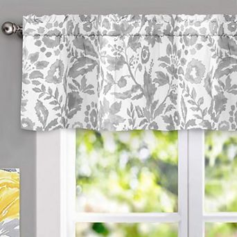 DriftAway Julia Lined Valance Double Layer Thermal Insulated Room Darkening Blackout Valances