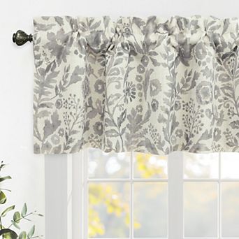 DriftAway Julia Lined Valance Double Layer Thermal Insulated Room Darkening Blackout Valances