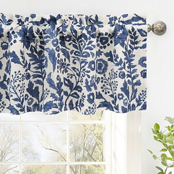 DriftAway Julia Lined Valance Double Layer Thermal Insulated Room Darkening Blackout Valances