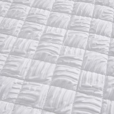 Madelinen® Diamond Embossed Microfiber Quilt Set with Shams