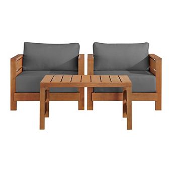 Alaterre Furniture Patio Table & Chairs Set of 2