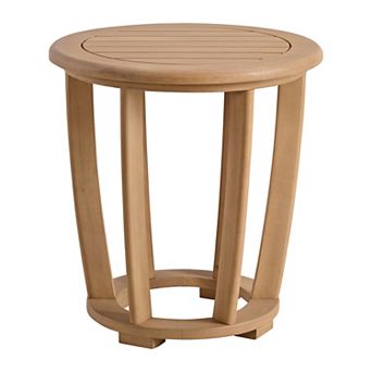 Alaterre Furniture Orris Outdoor Round Side Table