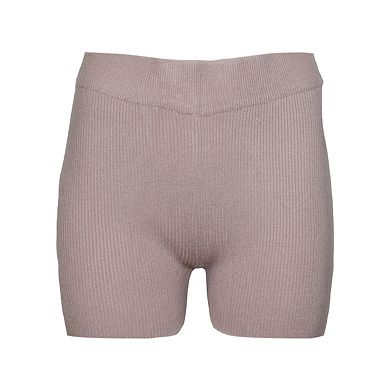 Brave Soul Womens/Ladies Rib Knit Shorts