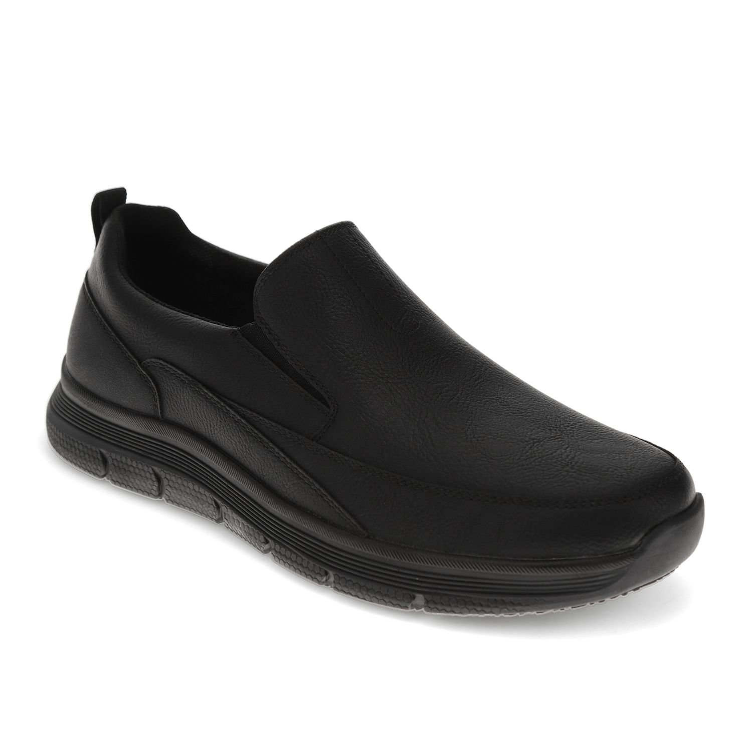 Мужские кроссовки Dockers Slater Slip-On Slip Resistant, цвет: Чёрный — фото 1