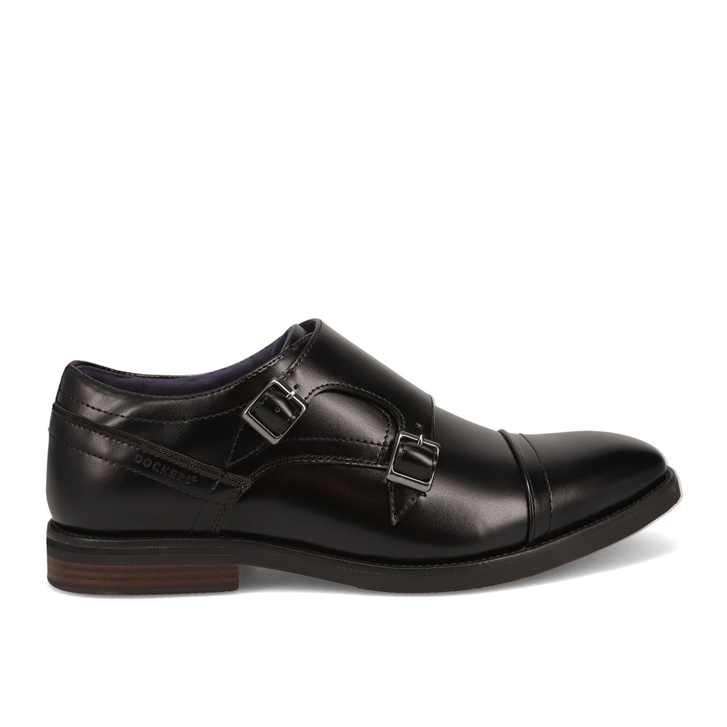 Мужские туфли Dockers Ballard Double Buckle Dress Shoes, цвет: Чёрный — фото 2