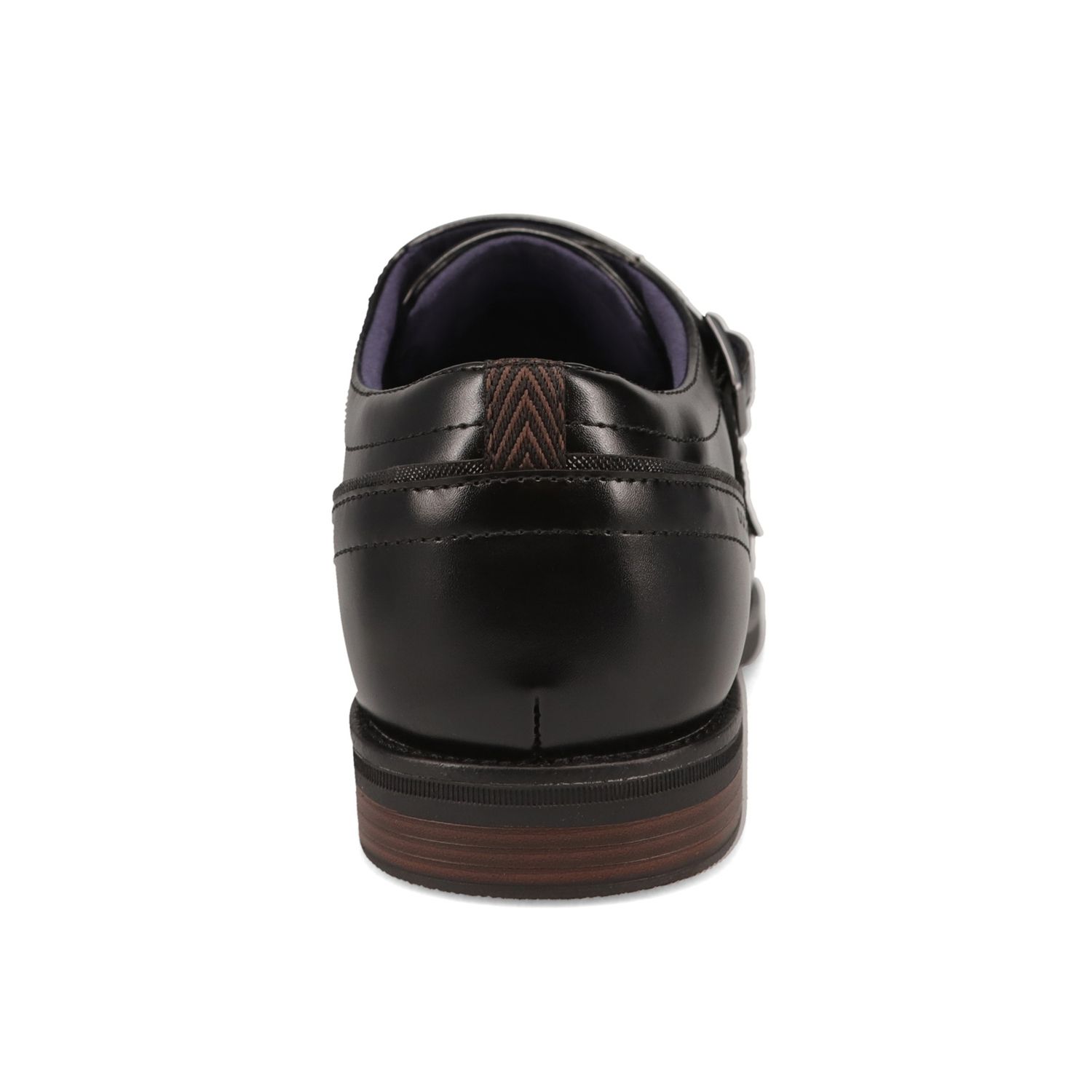 Мужские туфли Dockers Ballard Double Buckle Dress Shoes, цвет: Чёрный — фото 4