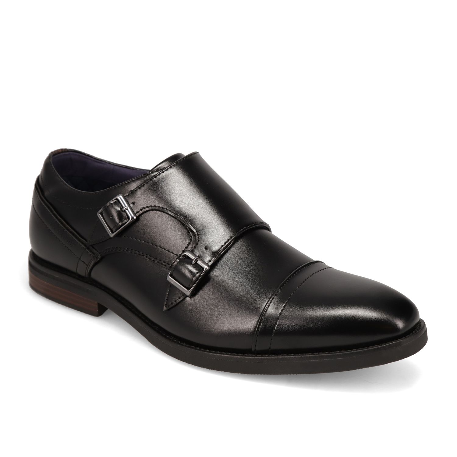 Мужские туфли Dockers Ballard Double Buckle Dress Shoes, цвет: Чёрный — фото 1