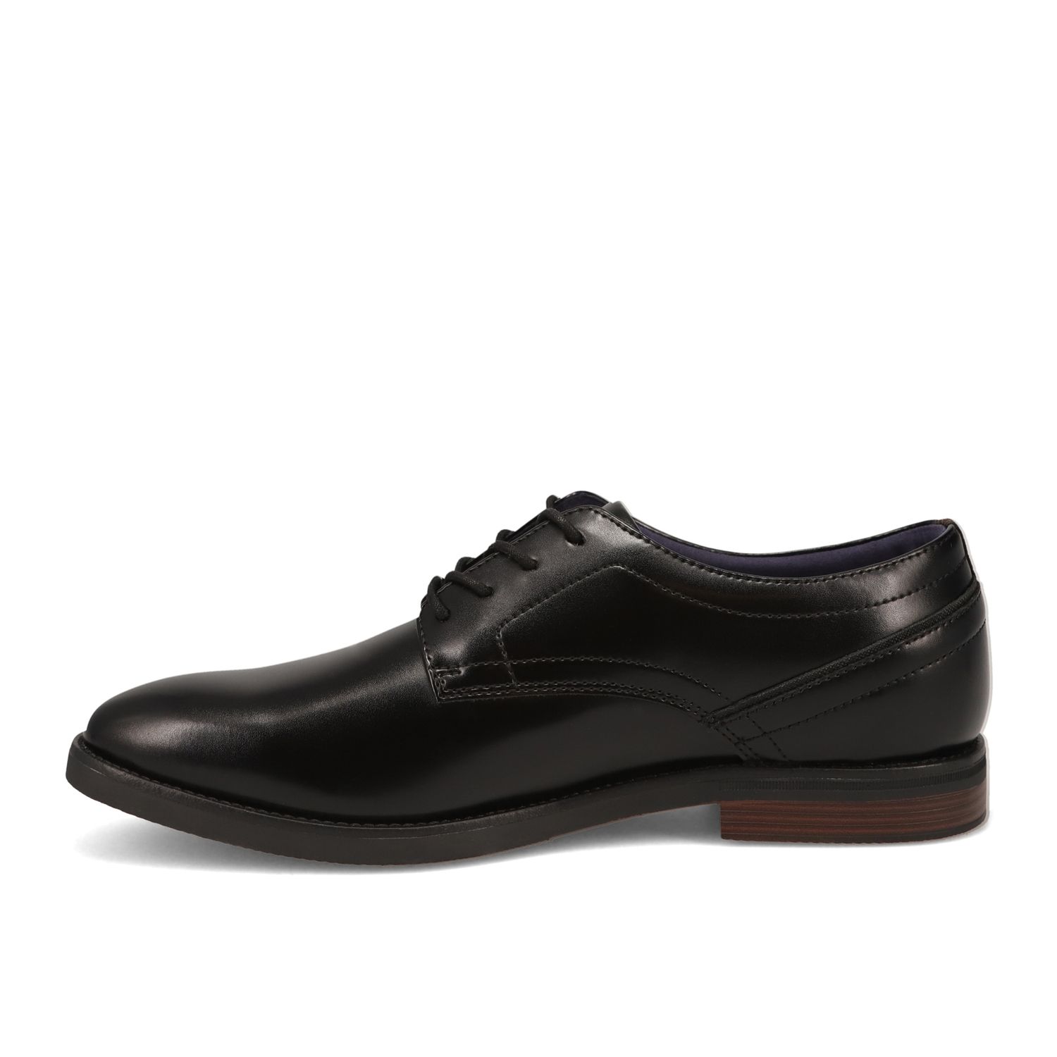 Мужские туфли Dockers Benton Leather Lace-Up Oxfords, цвет: Чёрный — фото 3