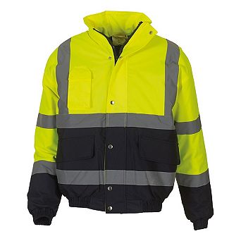 Yoko Unisex Adult Two Tone Hi-Vis er Jacket