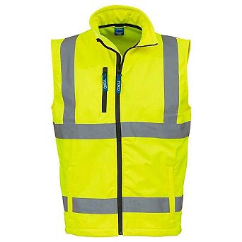 Yoko Unisex Adult Softshell Hi-Vis Gilet