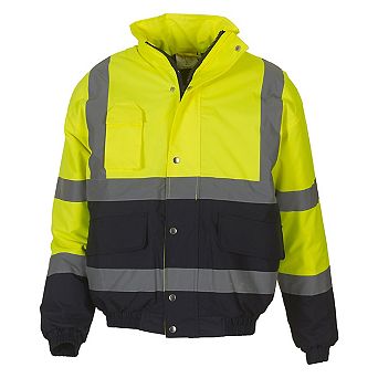 Yoko Unisex Adult Two Tone High-Vis er Jacket