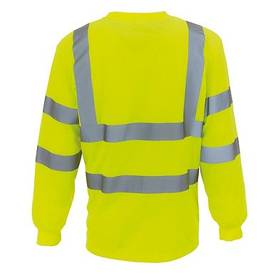 Yoko Unisex Adult High-Vis Long-Sleeved T-Shirt