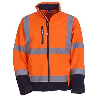 Yoko Unisex Adult High-Vis Soft Shell Jacket