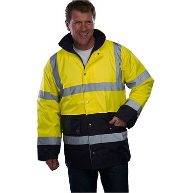 Yoko Unisex Adult Motorway Two Tone Hi-Vis Jacket