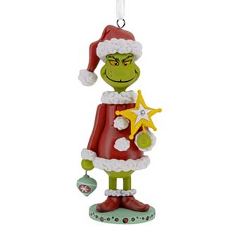 Hallmark Resin Figural Nutcracker Grinch Christmas Ornament