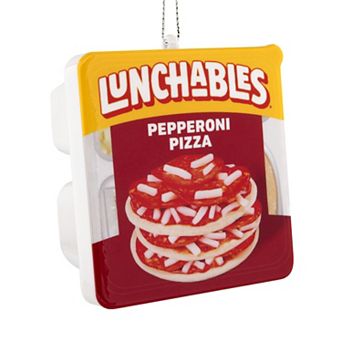 Hallmark Figural Lunchables Pepperoni Pizza Christmas Ornament