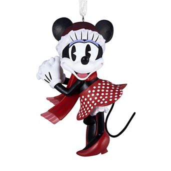 Hallmark Disney's Minnie Mouse Resin Figural Christmas Ornament