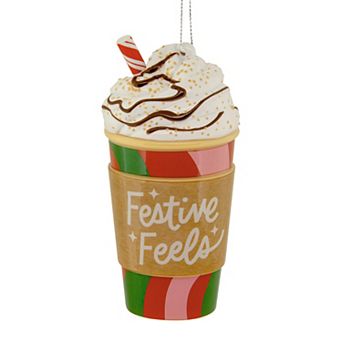 Hallmark Figural Fancy Coffee Christmas Ornament