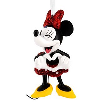 Hallmark Disney's Minnie Vintage Resin Figural Christmas Ornament